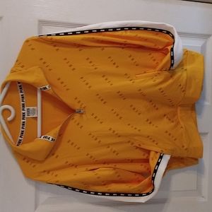 Women's Large Pink Victoria's Secret Yellow Jacket
